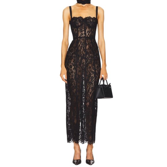 Helsa Dresses & Skirts - Helsa The Lace Column Dress